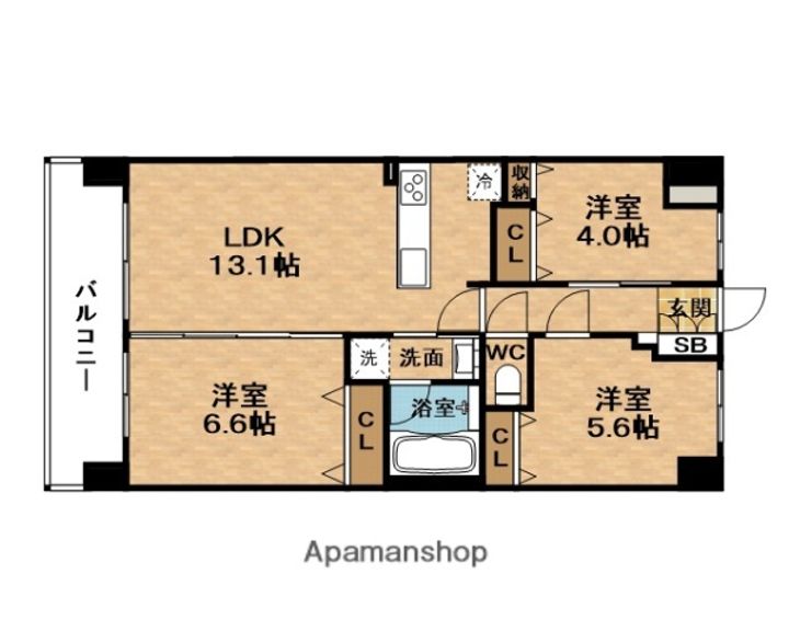 スプランディッド梅田グランノースの間取り