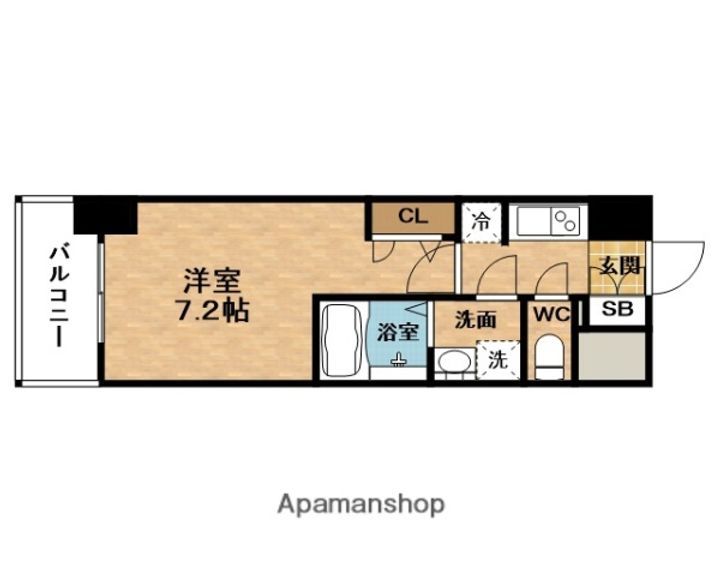 S-RESIDENCE大和田alineの間取り