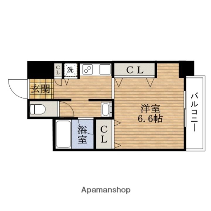 大阪府大阪市西区九条南2丁目の賃貸マンションの間取り