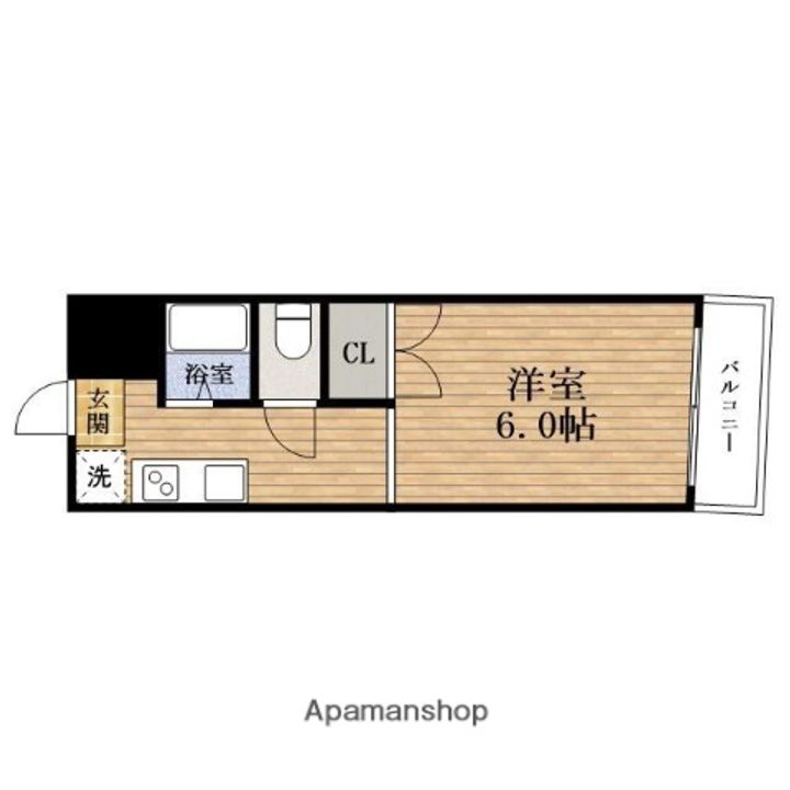 大阪府大阪市西区靱本町3丁目の賃貸マンションの間取り