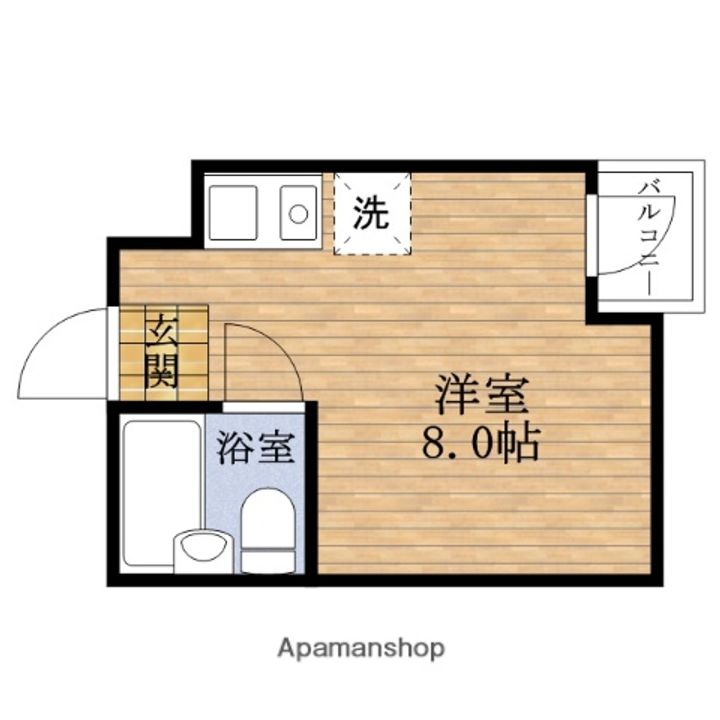 大阪府大阪市西区南堀江4丁目の賃貸マンションの間取り