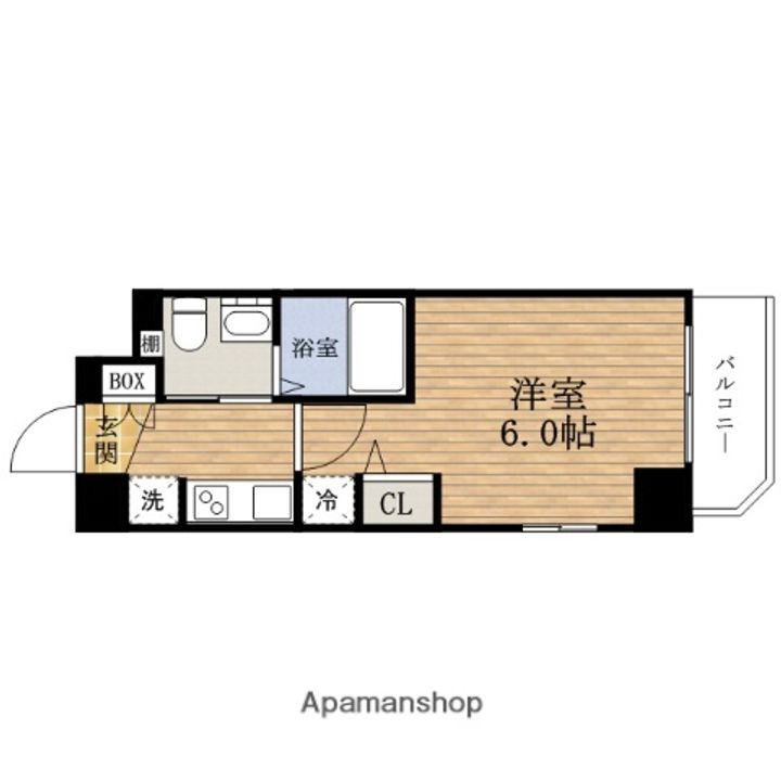 大阪府大阪市西区九条南2丁目の賃貸マンションの間取り