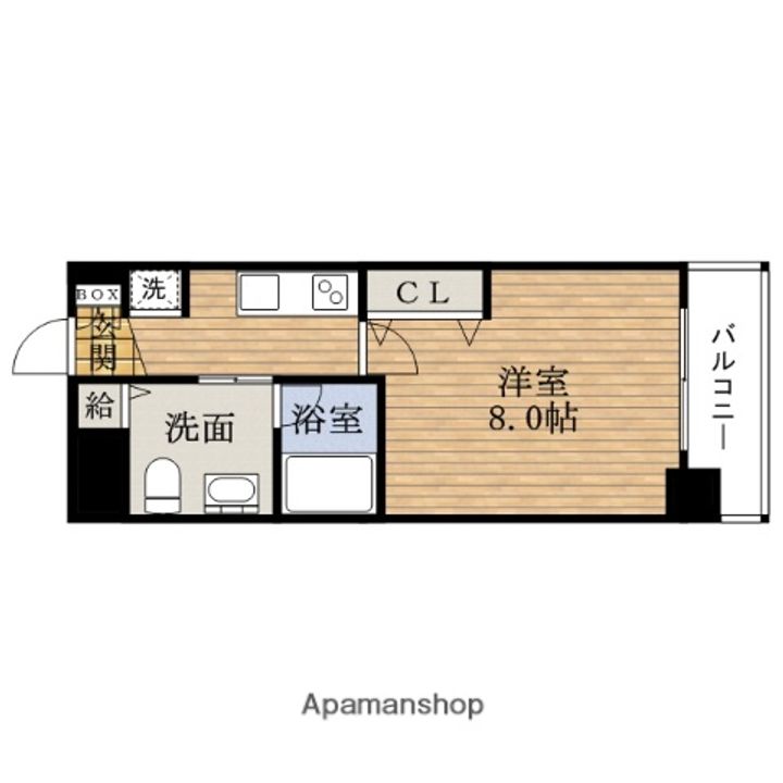 大阪府大阪市西区京町堀3丁目の賃貸マンションの間取り