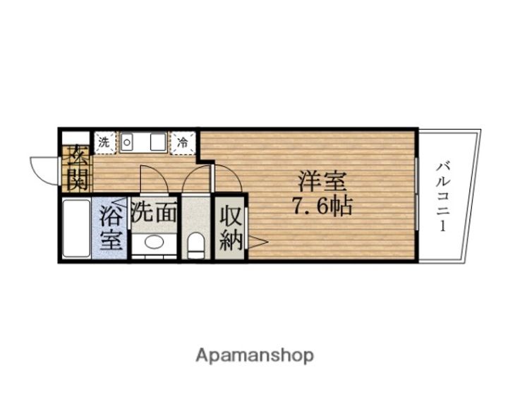 大阪府大阪市西区立売堀6丁目の賃貸マンションの間取り