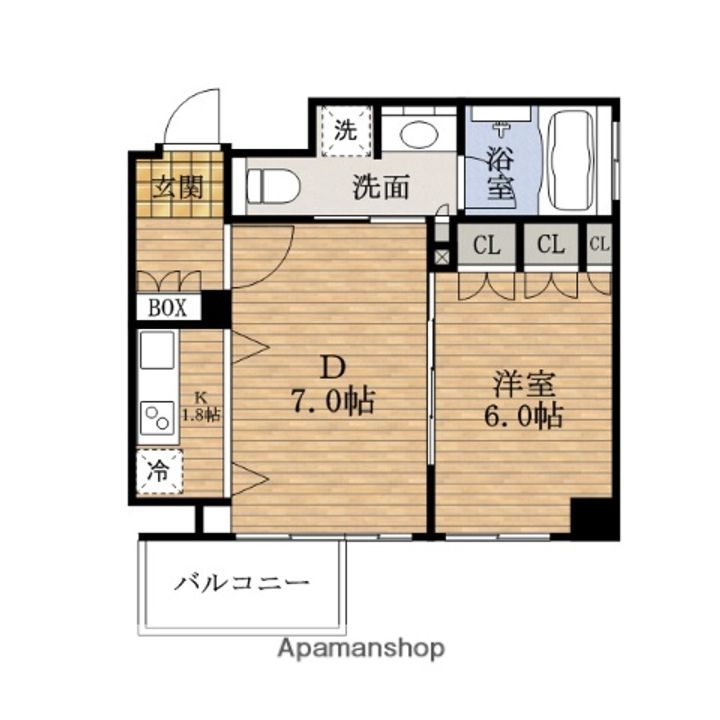 大阪府大阪市西区立売堀1丁目の賃貸マンションの間取り