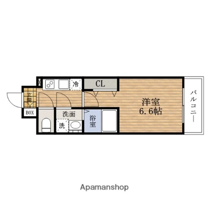 大阪府大阪市西区九条南3丁目(マンション)の賃貸物件の間取り
