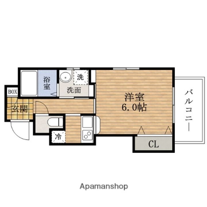 大阪府大阪市中央区島之内1丁目の賃貸マンションの間取り