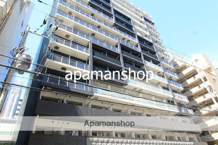 大阪府大阪市中央区材木町の賃貸マンションの外観
