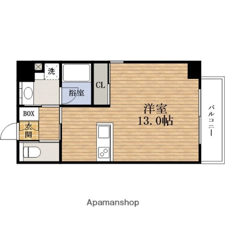 大阪府大阪市西区北堀江1丁目の賃貸マンションの間取り