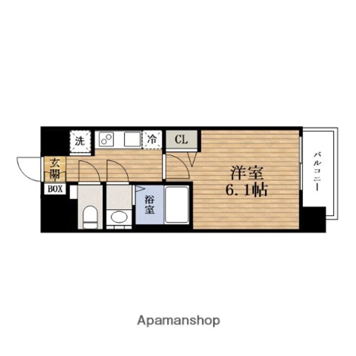 大阪府大阪市東成区東今里2丁目の賃貸マンションの間取り