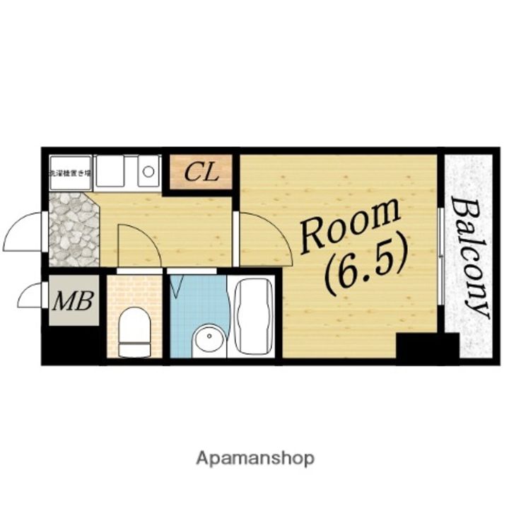 セレッソコート西心斎橋Ⅱの間取り