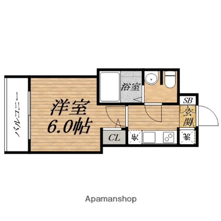 サムティ土佐堀Riberaの間取り