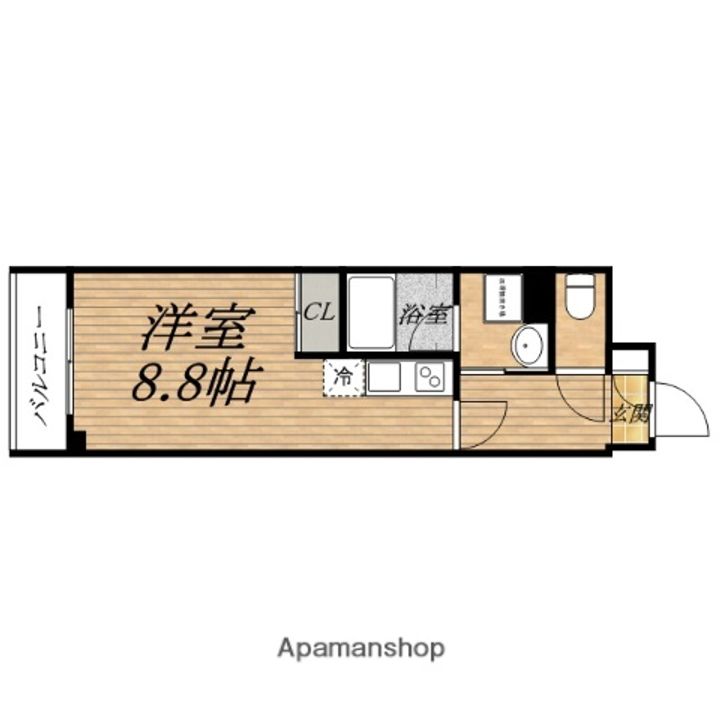 アスヴェルタワー大阪城WESTの間取り