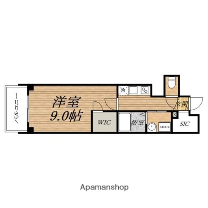 プレサンス堺筋本町駅前の間取り