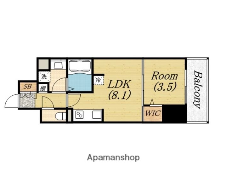 アーバネックス京町堀の間取り