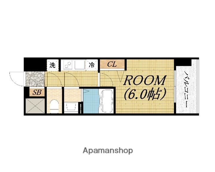 プレサンスドームシティの間取り