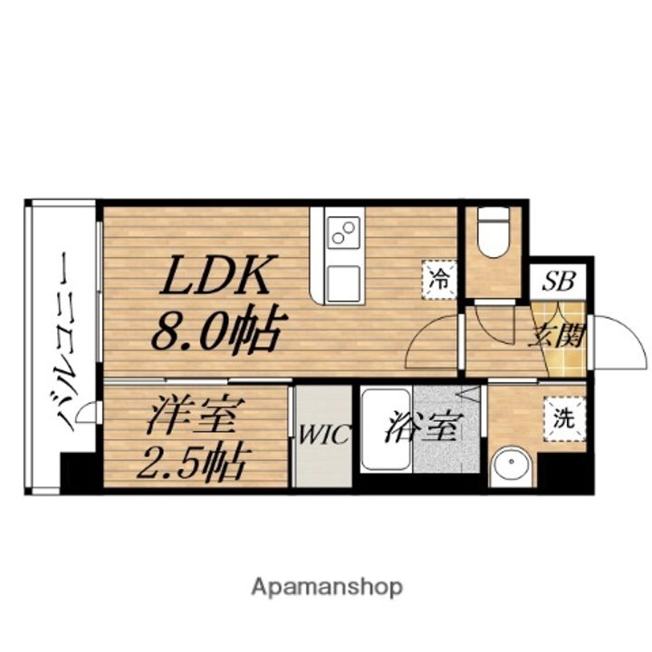 セレニテ南堀江エクラの間取り