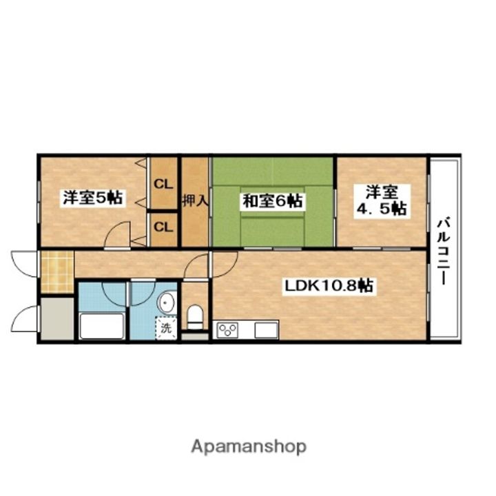 シャルム千里丘の間取り