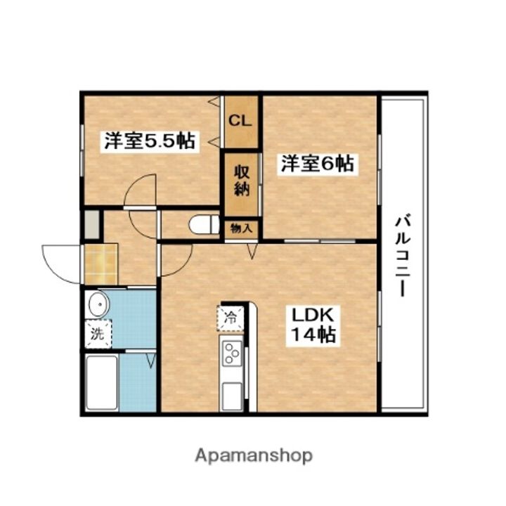 フィデース山手の間取り