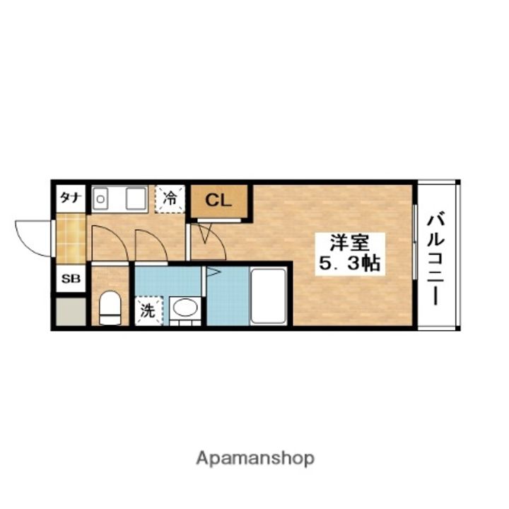 大阪府摂津市千里丘東1丁目の賃貸マンションの間取り