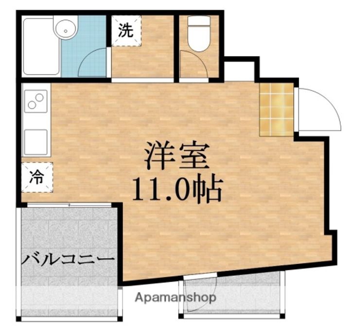 リトルハウス中央の間取り