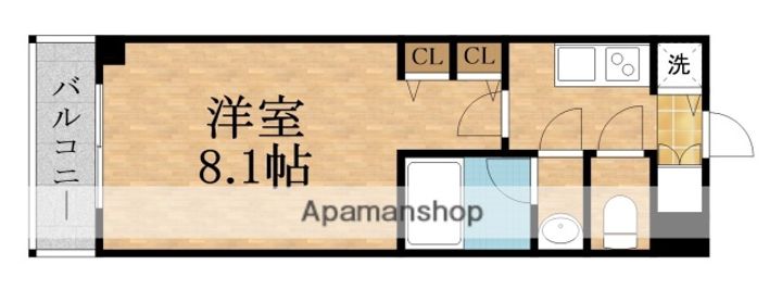 エスティメゾン京橋の間取り