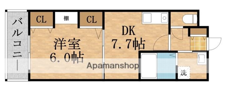 クレール新森の間取り