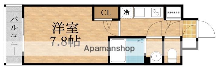 カーサレグラス城東セントラルの間取り
