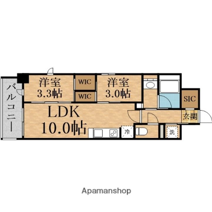 リビオメゾン新大阪の間取り