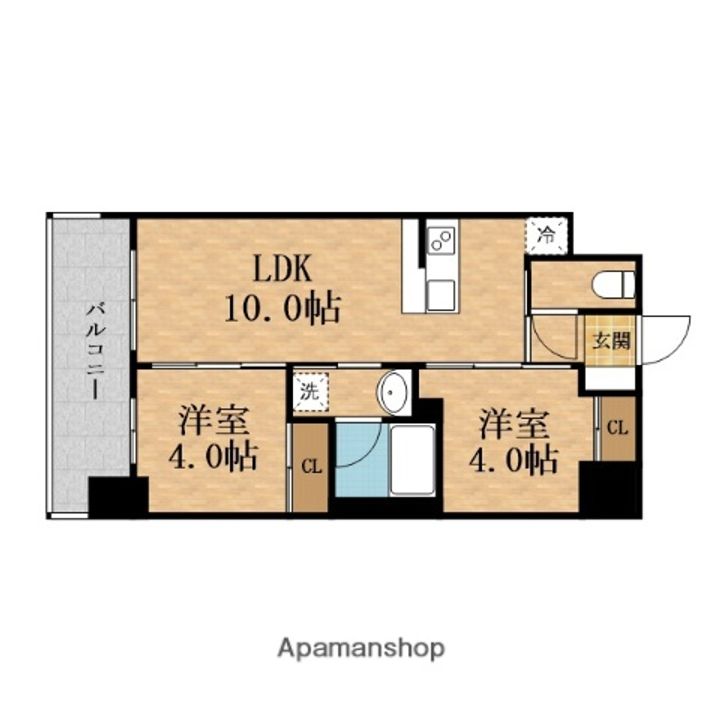 セレニテフラン新大阪の間取り