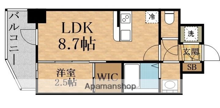セレニテ新大阪グランデ ミリューの間取り