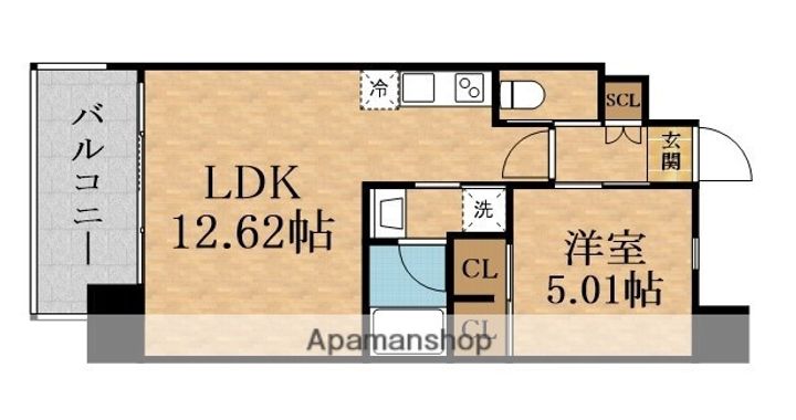 プレジオ三国EUROの間取り
