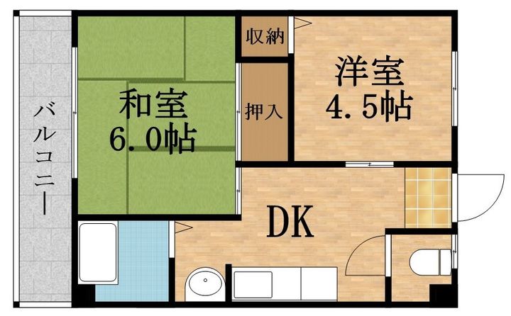 今福ハイツの間取り