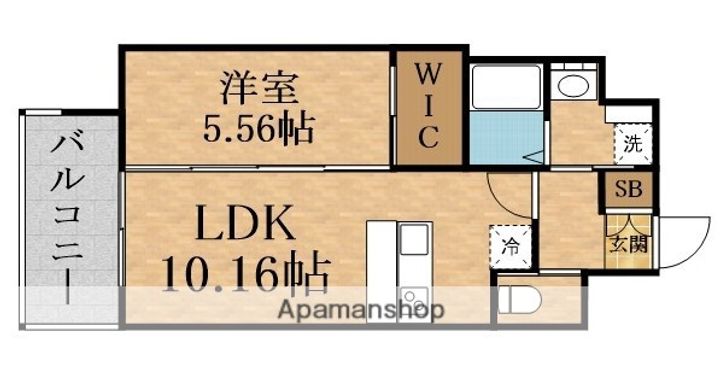 プレジオ西中島ASIANの間取り