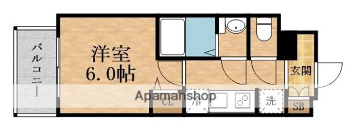 プレサンス深江橋ラヴィゲートの間取り