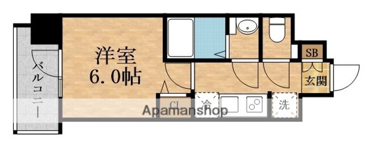 プレサンス深江橋ラヴィゲートの間取り
