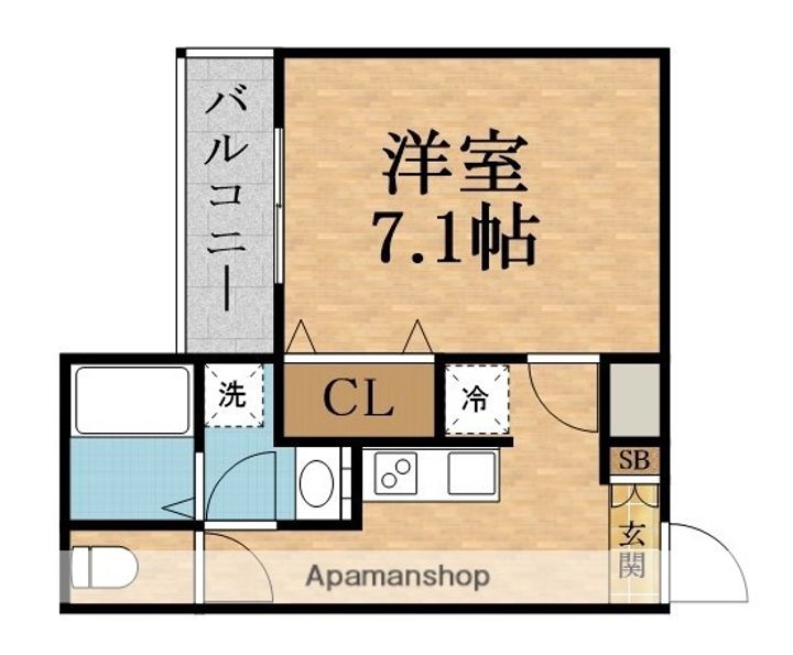 AILE柴島の間取り