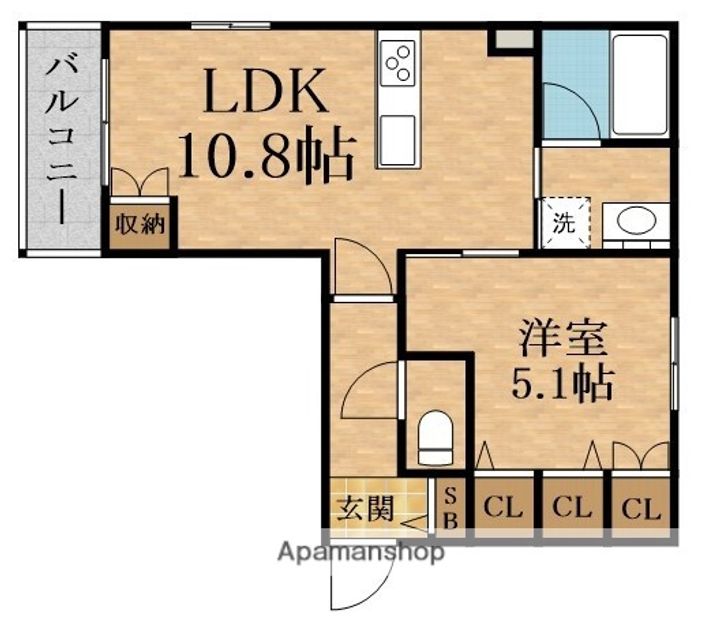 (仮称)都島区都島北通1丁目へーベルメゾンの間取り
