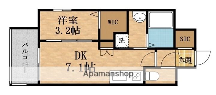 ブランシエスタ森ノ宮の間取り