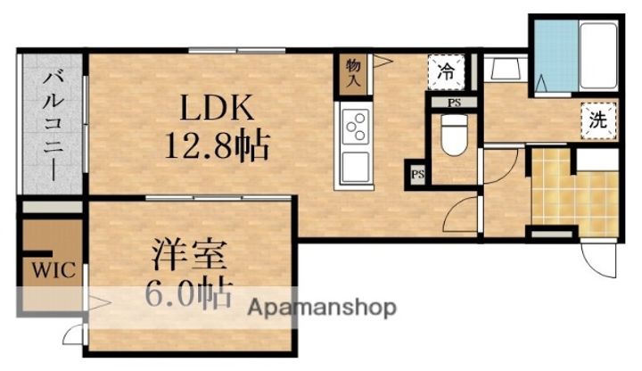 (仮称)D-ROOM橋波東之町 東棟の間取り