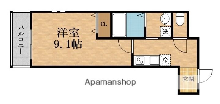 フジパレス今津中イーストの間取り