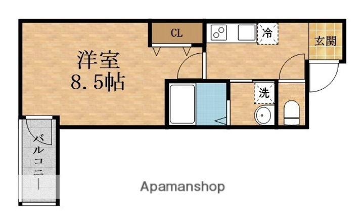 フジパレス今津中イーストの間取り