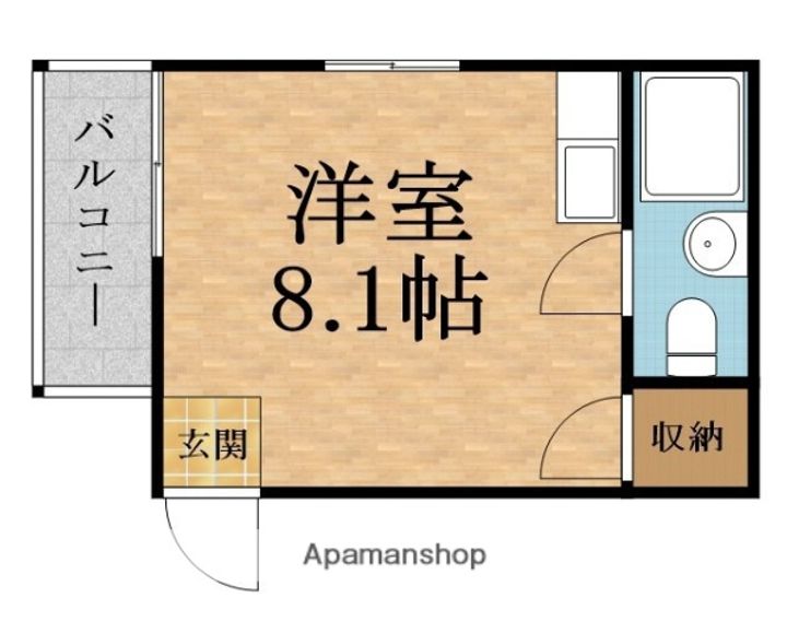 大阪府大阪市旭区今市1丁目の賃貸アパートの間取り