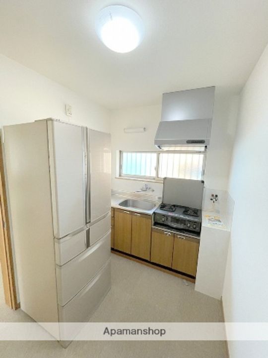 大阪府堺市堺区西湊町1丁の賃貸アパートのキッチン