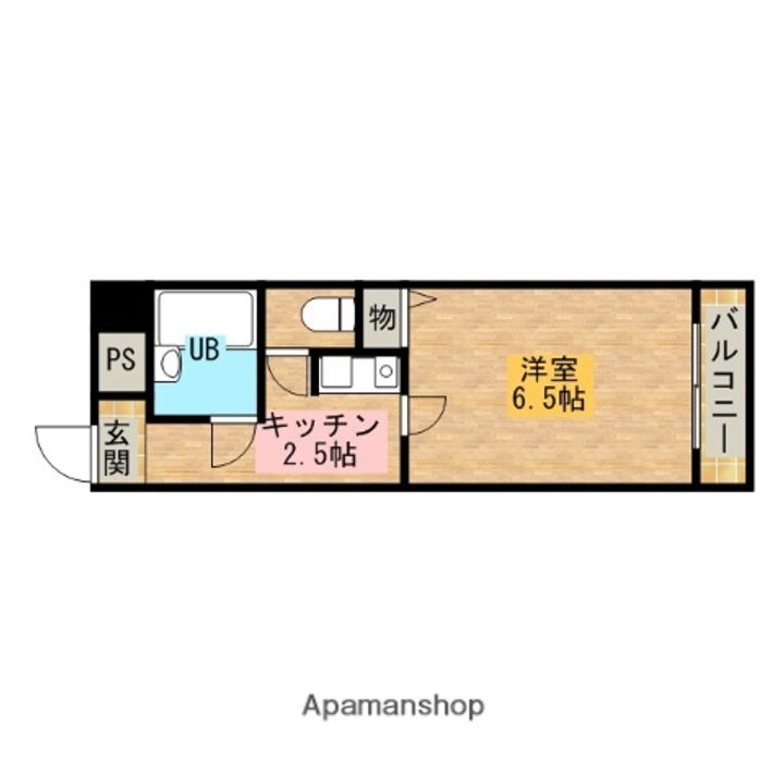 クリアサカイ壱番館506の間取り
