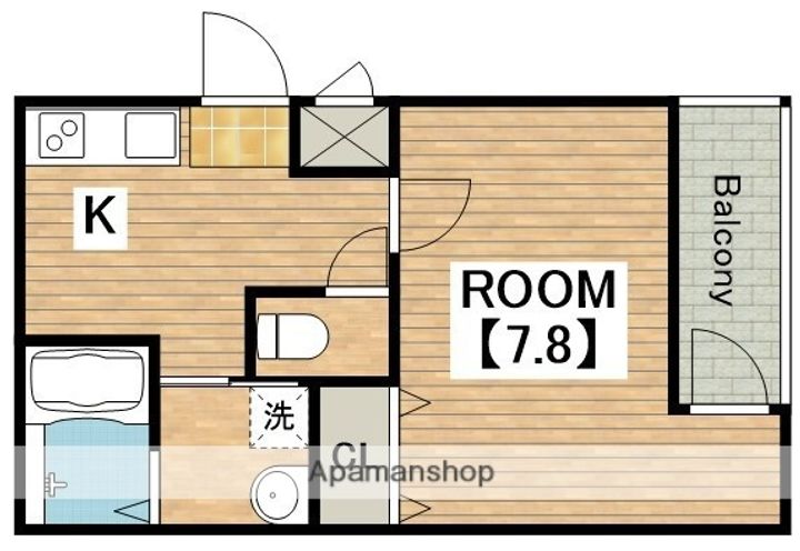 大阪府堺市堺区北向陽町1丁の賃貸アパートの間取り