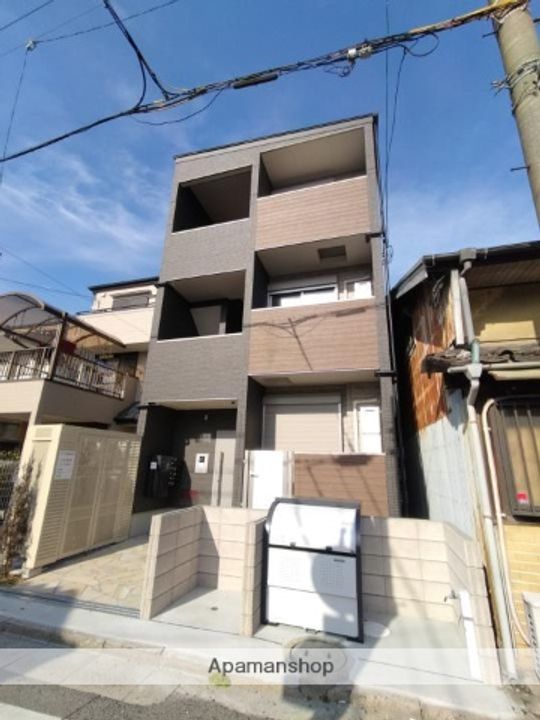 大阪府堺市堺区北半町西の賃貸アパートの外観
