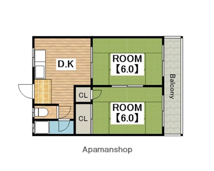 大栄マンションの間取り