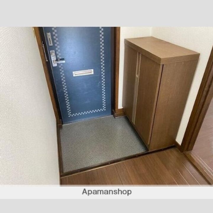 正楽北田ハイツ B棟の玄関