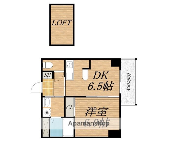 大阪府堺市中区大野芝町の賃貸マンションの間取り